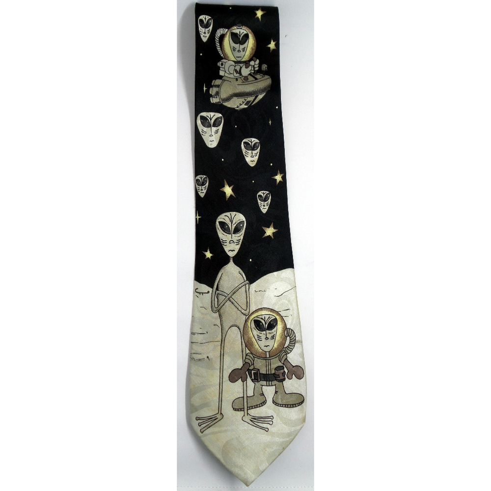 Everyday Fun Alien Necktie